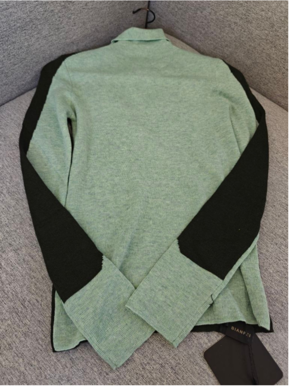 NWT Reversible Turtleneck Sweater | Mint Green & Olive Green